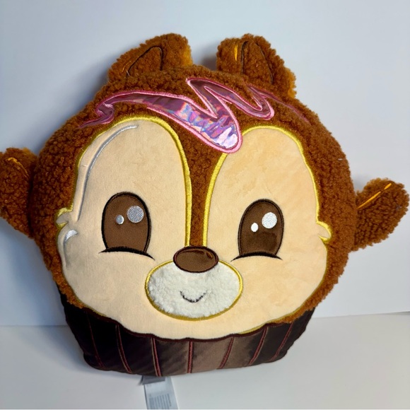 NWOT. Disney Chip 'n Dale pillow. Dark Chocolate Ganache Disney Munchling - Picture 2 of 16